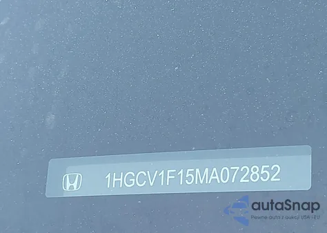 2021 Honda Accord Lx z USA, uszkodzony, nr VIN 1HGCV1F15MA072852